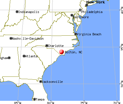 Bolton, North Carolina map