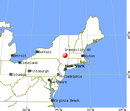 Greenville, New York map