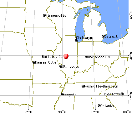 Buffalo, Illinois map