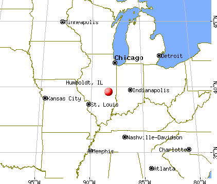 Humboldt, Illinois map