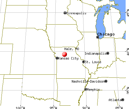 Hale, Missouri map
