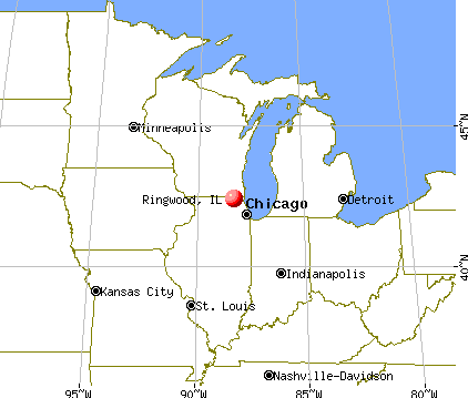 Ringwood, Illinois map
