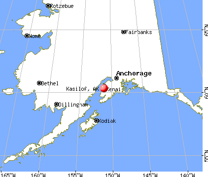 Kasilof, Alaska map