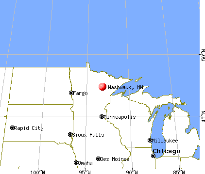 Nashwauk, Minnesota map