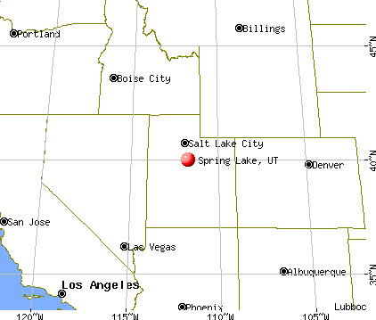Spring Lake, Utah map