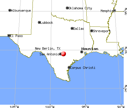 New Berlin, Texas map
