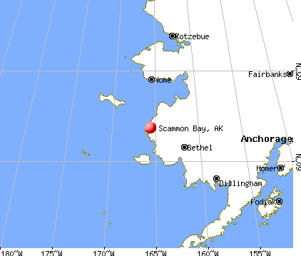 Scammon Bay, Alaska map
