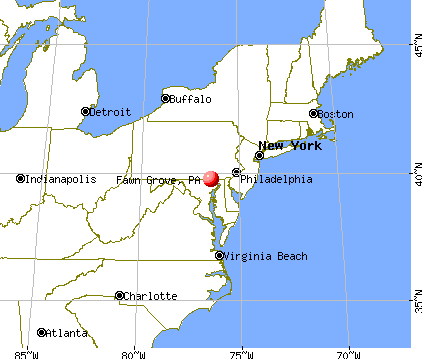 Fawn Grove, Pennsylvania map