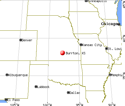 Burrton, Kansas map