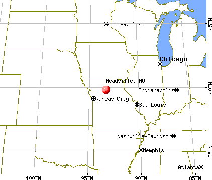 Meadville, Missouri map