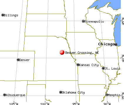 Beaver Crossing, Nebraska map
