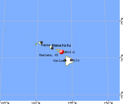 Maalaea, Hawaii map