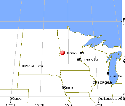 Herman, Minnesota map