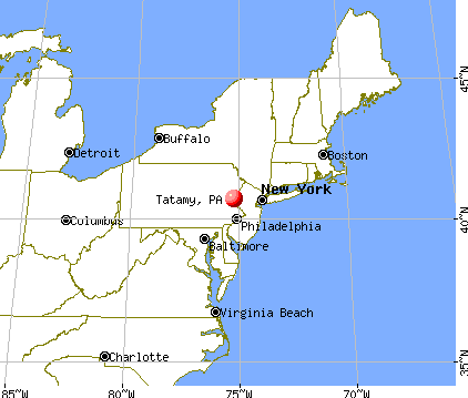 Tatamy, Pennsylvania map