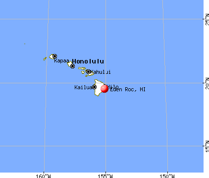 Eden Roc, Hawaii map
