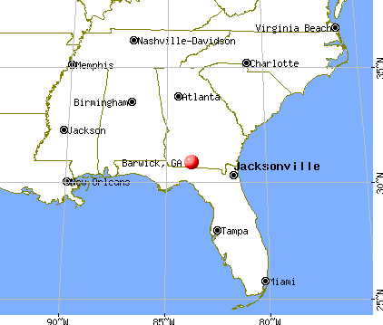 Barwick, Georgia map