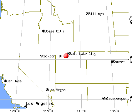 Stockton, Utah map