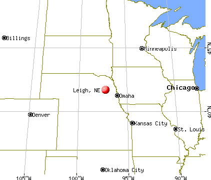 Leigh, Nebraska map
