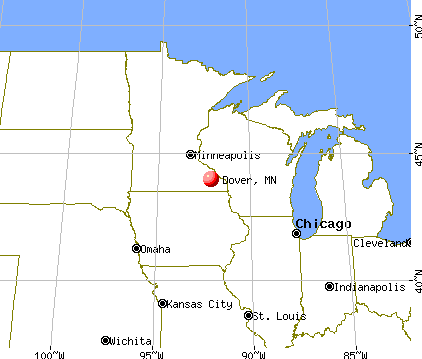 Dover, Minnesota map