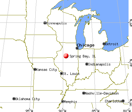 Spring Bay, Illinois map