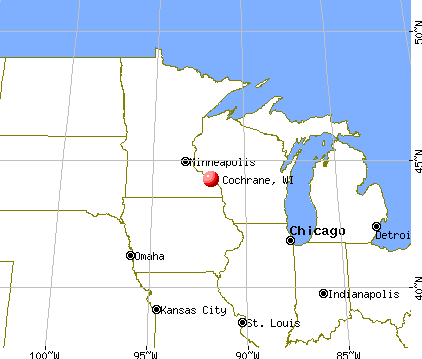Cochrane, Wisconsin map
