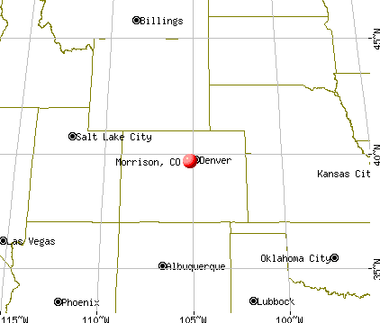 Morrison, Colorado map
