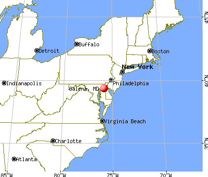 Galena, Maryland map