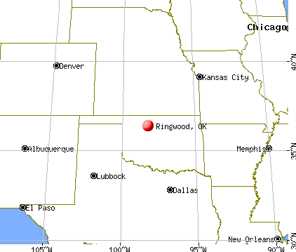 Ringwood, Oklahoma map