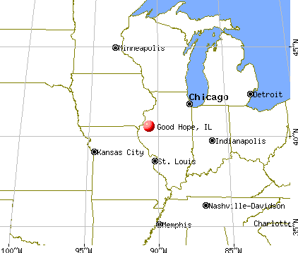 Good Hope, Illinois map