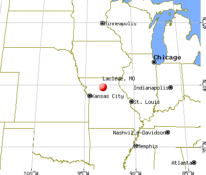 Laclede, Missouri map