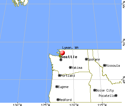 Lyman, Washington map