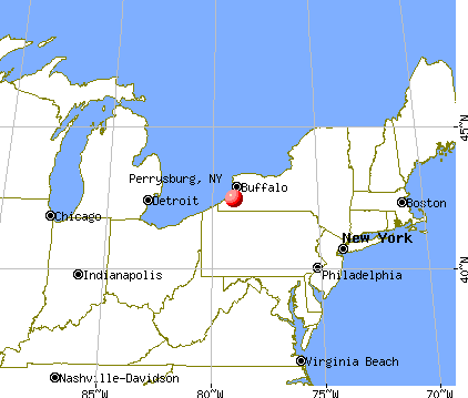 Perrysburg, New York map