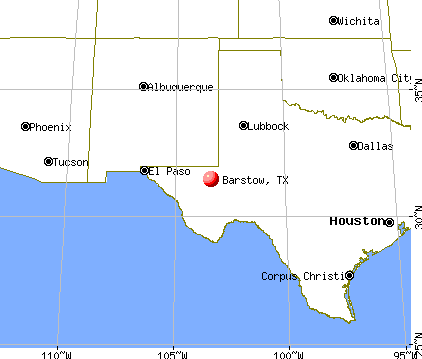 Barstow, Texas map