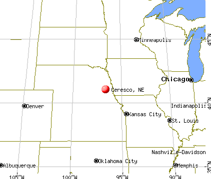 Ceresco, Nebraska map