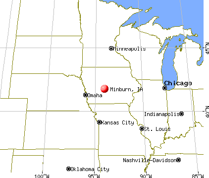 Minburn, Iowa map