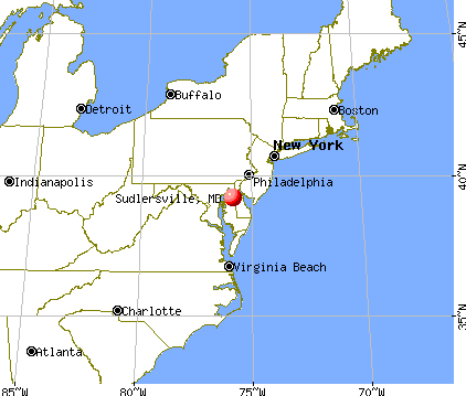 Sudlersville, Maryland map