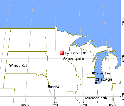 Foreston, Minnesota map
