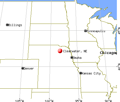 Clearwater, Nebraska map