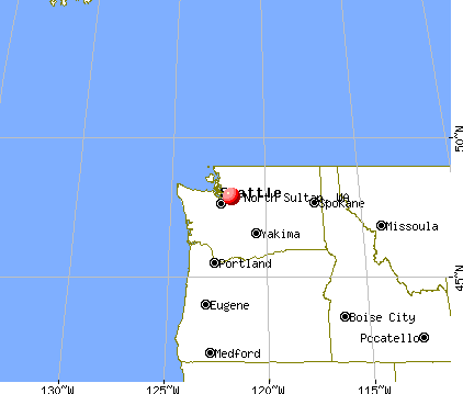 North Sultan, Washington map