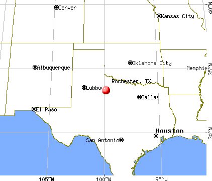 Rochester, Texas map