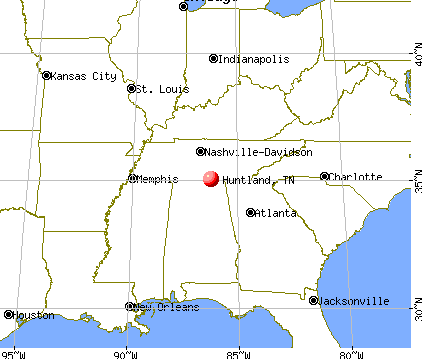 Huntland, Tennessee map