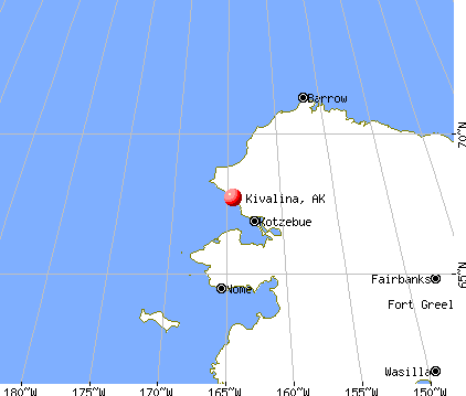 Kivalina, Alaska map