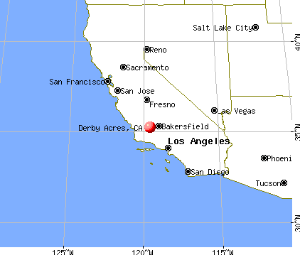 Derby Acres, California map
