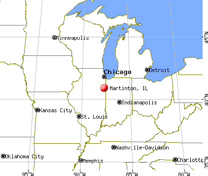 Martinton, Illinois map