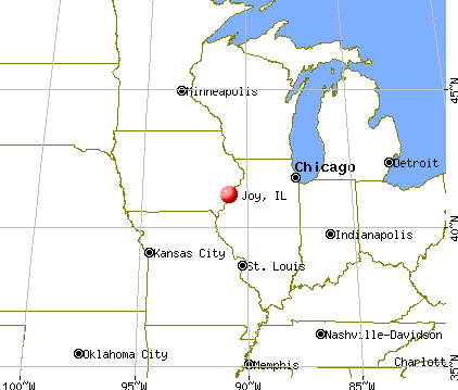 Joy, Illinois map