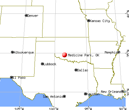 Medicine Park, Oklahoma map