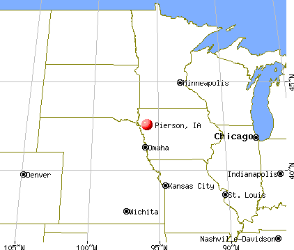 Pierson, Iowa map