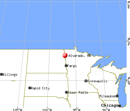 Alvarado, Minnesota map