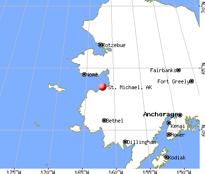 St. Michael, Alaska map