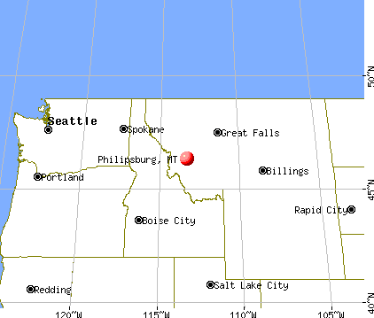 Philipsburg, Montana map